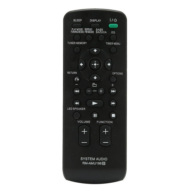 RMAMU166 Replacement Remote Control o Control System Remote Control for Sony HiFi o Control System