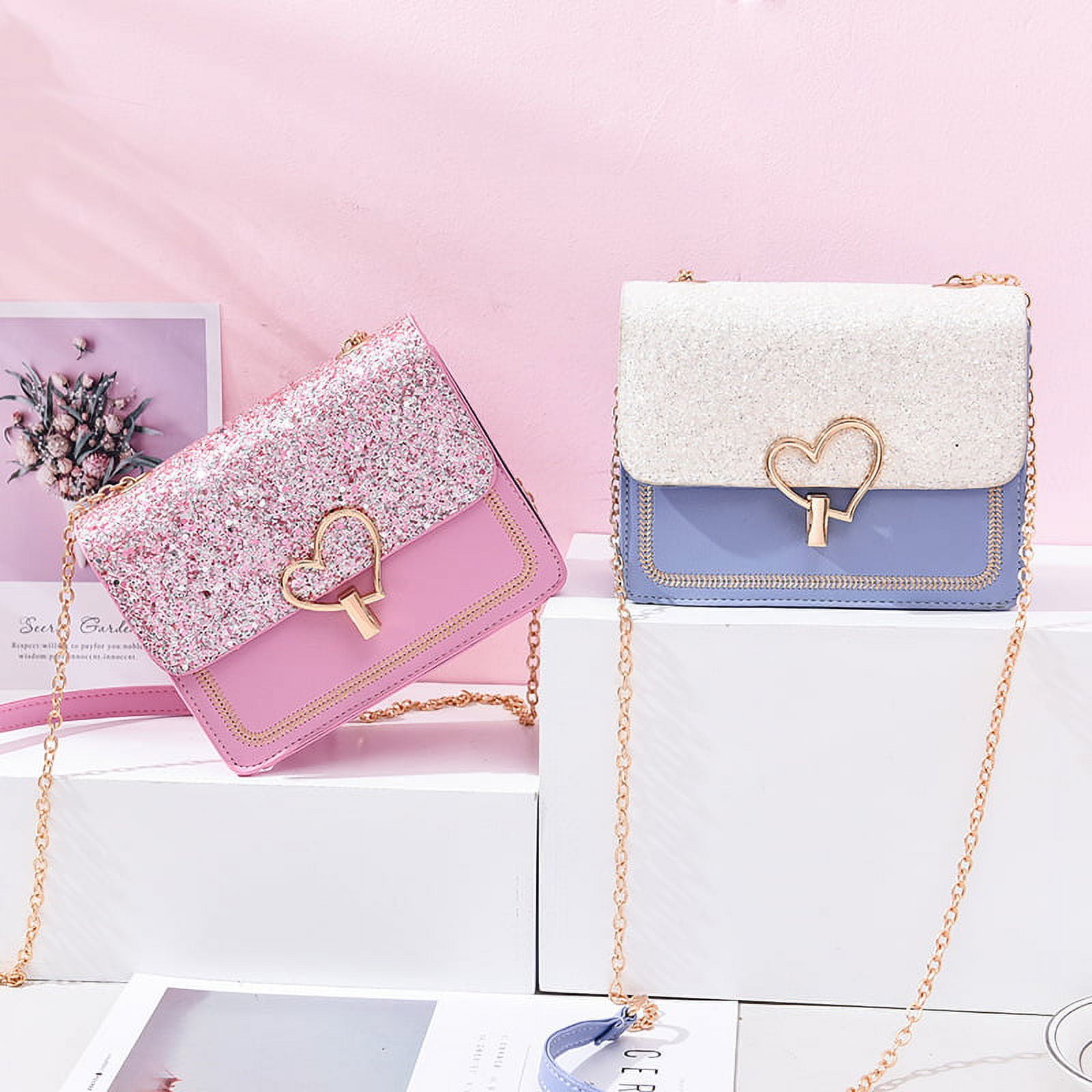 Designer Leather Crossbody Bag With Gold Sling Chain 18CM Fashion Shoulder  Hot Pink Purse Strap For Women From Tote_bag902, $31.2