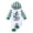 White, variant on Leey-World Newborn Infant Baby Boys Girls Hooded Romper My First St Patricks Day Baby Boy Outfit Newborn Boy Spring Clothes|White,3-6 Months