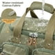 thumbnail image 2 of Bolsa de lona Gonex, 50 litros, resistente al agua, para viajes, color verde militar, 2 of 7