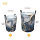 thumbnail image 3 of Fotbe Mountain White Dragon Cesto de Ropa con Asas, Cesto Impermeable de Gran Capacidad, Bolsa de Lavado para Dormitorio, Cesto de Ropa con Ruedas y Asas-Medium, 3 of 6