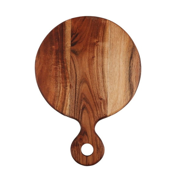 Aventura Design Cutting Board Series, Solid Acacia Wood Cutting Boards for Kitchen, Wooden Serving Charcuterie Board, Organic Wood Board, for Chopping Meat, Fruits and Cheese 14"x10"