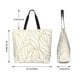 thumbnail image 5 of Disketp Elegant Gold Leaf Pattern Bolsa Tote Estampada para Mujer, Bolso de Hombro y de Mano para Compras y Viajes, 5 of 8