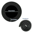 thumbnail image 6 of Pebbuoy Pipe Insulation Foam Tube Foam Tubing Black Pipe Cover Heat Preservation Outdoor Water Pipe Insulation Freeze Protection Foam, 6 of 6