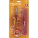 Photo 1 of Fiskars Color Change Kids 3pc Set - 5" Pointed Scissors, Red Color Change Ruler, Red Color Change Sharpene--- A WHOLE BOX OF SCISSOR PAKS VIEW PICTURES ---THERE IS NO RETURNS ON THIS ITEM 