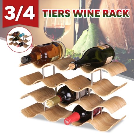 3 4 Tier Wine Rack Holder Household Wine Bottle Rack Creative