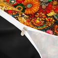 thumbnail image 4 of spefrowx Vintage Girl Princess Bedding for Women, Paisley Boho Folk Flower Duvet Cover Full, Black Reversible, 3pcs, 1 Duvet Cover and 2 Pillowcases, 4 of 6