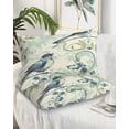 thumbnail image 2 of Vintage Floral Bird Pillow Covers Standard Size 2 Pack, Retro Summer Botanical Soft Bed Throw Pillowcases Breathable Cooling Long Lumbar Body Pillow Sham Cover for Bed Sofa 20''x26'', 2 of 7
