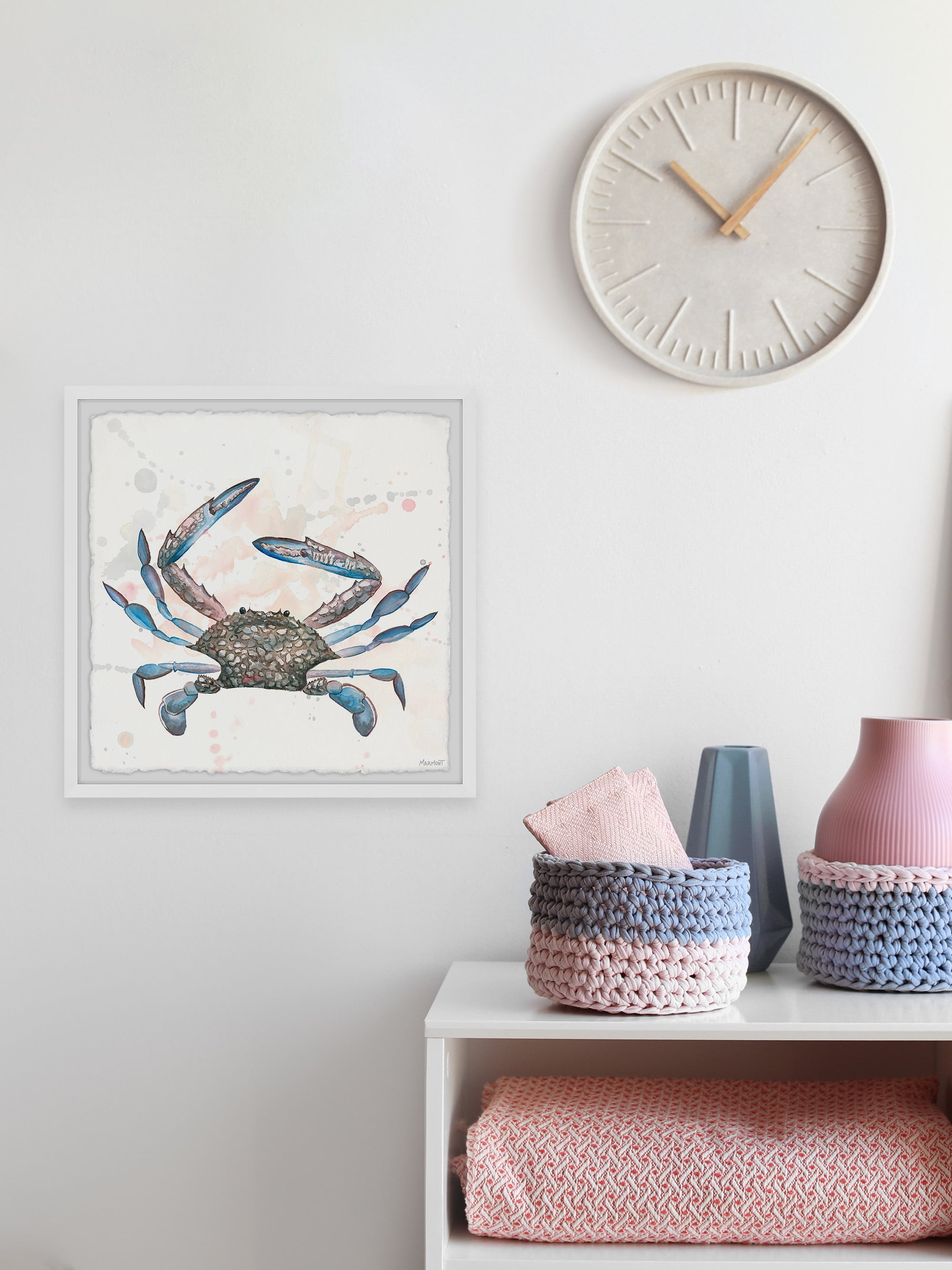 Marmont Hill Lone Crab Framed Wall Art