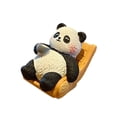 thumbnail image 4 of Figura de panda, adorno de mesa, decoración para el salpicadero del coche, escultura de animal para escritorio, mesa, centro de mesa, sala de estar, Estilo F, 4 of 8