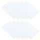 thumbnail image 1 of Parche de Reparación de Chaqueta de Plumas 4" x 8", Paquete de 10 Parches de Tela de Nylon Autoadhesivos para Tienda de Campaña y Ropa, Blanco, 1 of 7
