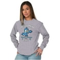 thumbnail image 4 of Retro Mega Man Running and Gunning Unisex Plus Size Long Sleeve Shirt Brisco Brands 2X, 4 of 5