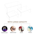 thumbnail image 3 of Weiweiguan 3Pcs Acrylic Cosmetics Display Stand Ladder Designed Storage Rack Jewelry Holder, 3 of 7