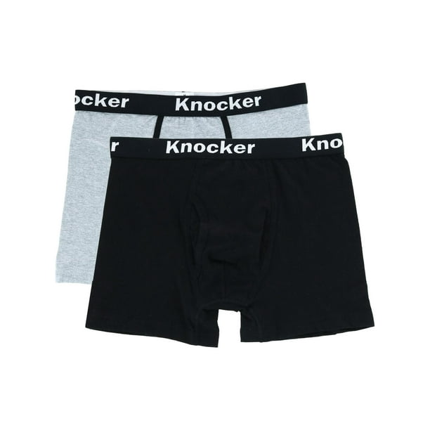 Knocker Boxer Briefs with Contrasting Trim (2 Pack) (Men)