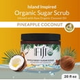 thumbnail image 3 of Whole Body Scrub - Infused with Coconut Oil, Exfoliating Sugar Scrub for Smooth and Soft Skin, Exfoliates & Restores Skin's Natural Biosphere, Pineapple Coconut 20 oz, 3 of 7