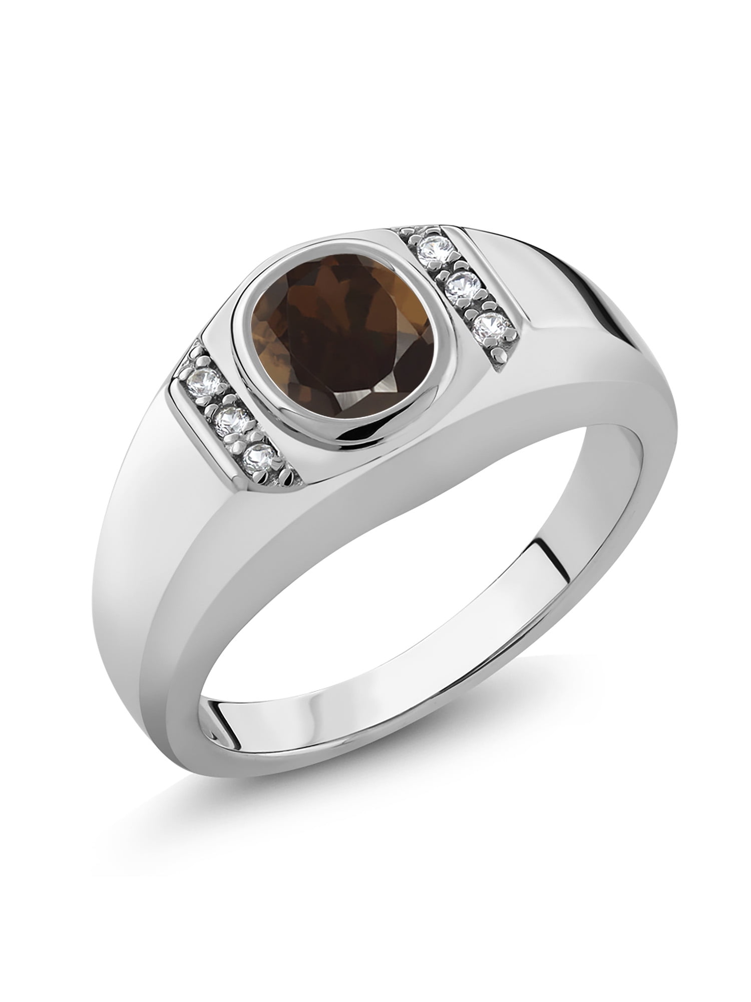 Mia Diamonds 925 Sterling Silver and 14k Yellow Gold FW Cultured Pearl and Diamond By-Pass Ring