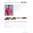 thumbnail image 2 of Gildan 82800 Men's Premium Pique Polo Shirt - Cardinal Red - 5X-Large, 2 of 2