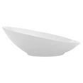 thumbnail image 3 of G.E.T. San Michele 36 oz Oval White Melamine Cascading Bowl - 14"L x 8 3/4"W x 5"H, 3 of 4
