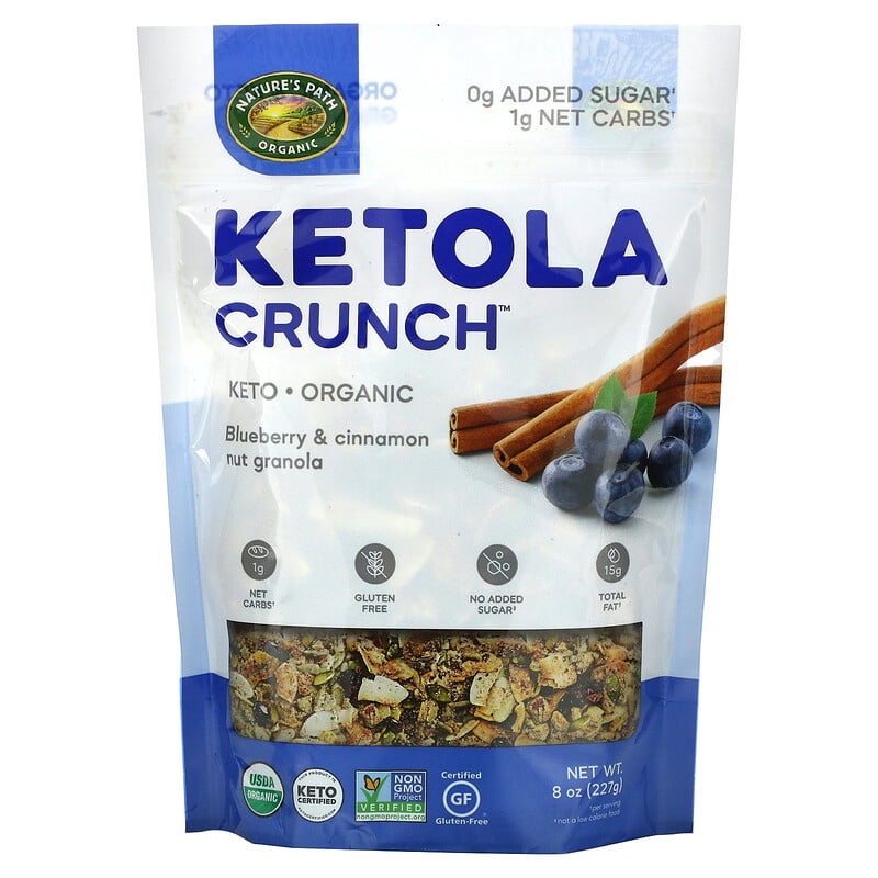 Nature's Path, Ketola Crunch, Blueberry & Cinnamon Granola, 8 oz