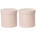thumbnail image 5 of Tersarium 2pcs Floral Arrangements Flower Box Round Box for Proposal Wedding Birthday, 5 of 10