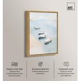 thumbnail image 2 of Misty Morning Boats II Canvas Print Classic Coastal Art by Art Remedy, Gold Frame, 10 x 15, 2 of 7