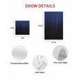 thumbnail image 7 of Navy Blue Black Ombre Kitchen Dish Towels for Drying Dishes Set of 4, Modern Abstract Striped Gradient Waffle Weave Microfiber Hand Tea Bathroom Towels Quick Dry & Absorbent Towel 15.7x23.6, 7 of 7