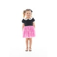 thumbnail image 3 of Minnie Mouse Toddler Girls Cosplay Tutu Dress with Puff Sleeves, Sizes 12M-5T, 3 of 8