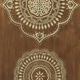 thumbnail image 3 of Vess, June Erica 12x12 Black Modern Framed Museum Art Print Titled - Weathered Mandala III, 3 of 5