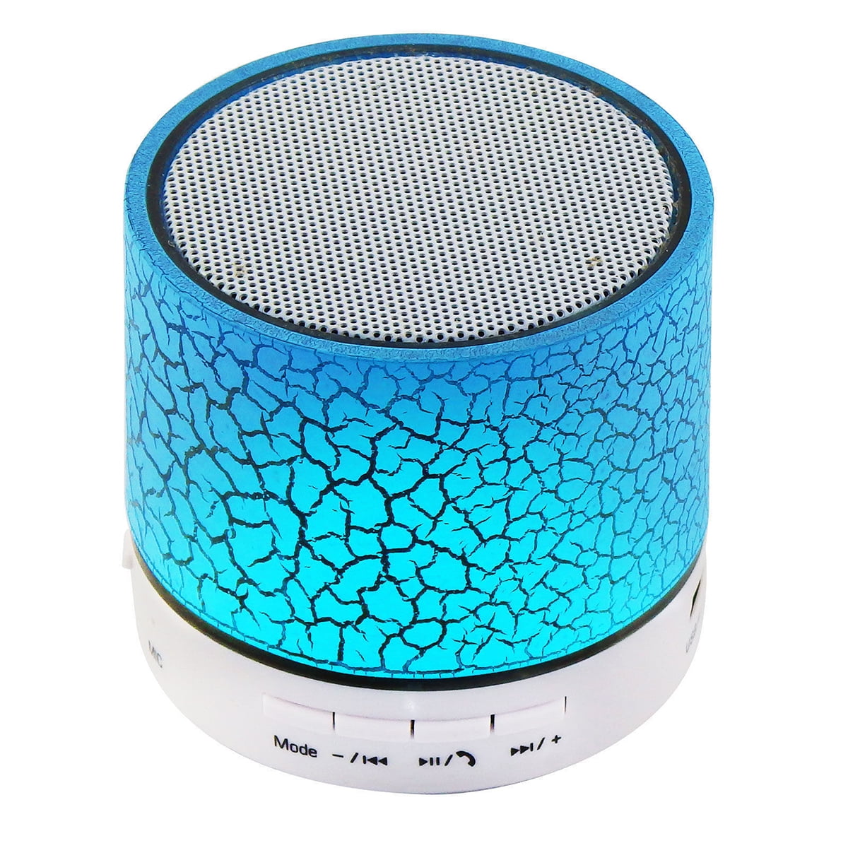 【するもので】 Mini Led Bluetooth Speaker， Portable Subwoofer Stereo Wireless Speaker， Built In