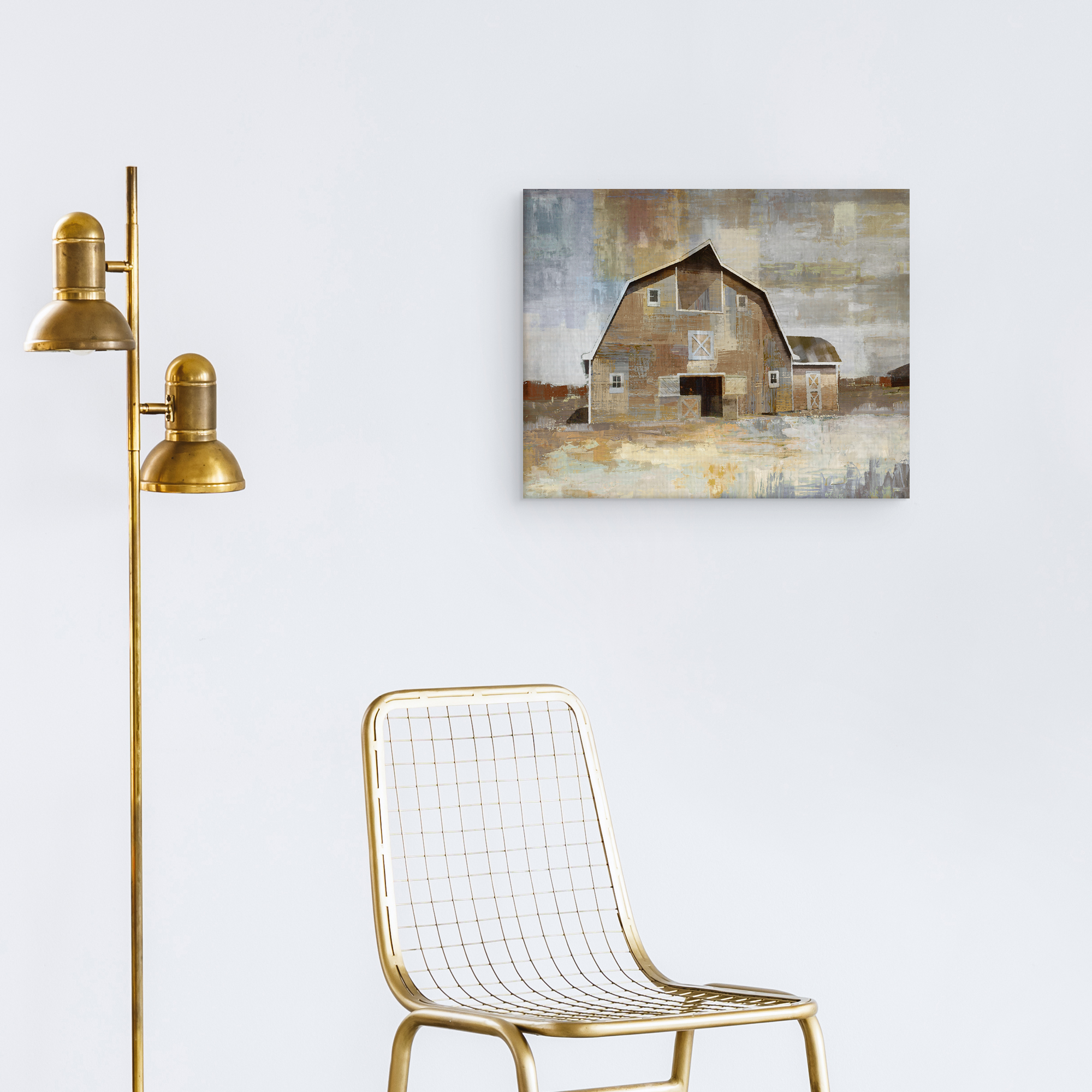 Harvest II by Mark Chandon Barn Painting Canvas Art