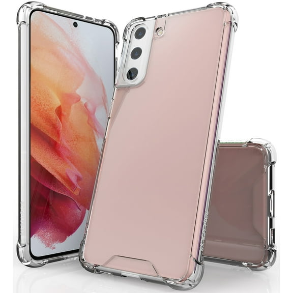 Clear Case for Galaxy S21 Plus 5G, Transparent [Aquaflex] Semi-Flexible TPU [Shock Absorbing] Cover for Samsung Galaxy S21  5G Phone (SM-G996)