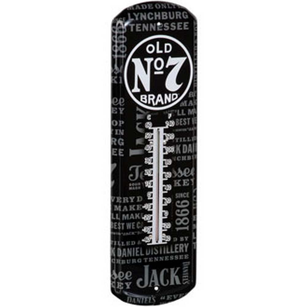 7 Repeat Indoor Outdoor Thermometer W X 5" 17" H Jack Daniels Old No 