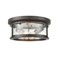 thumbnail image 4 of 4402-PBZ Millennium Lighting Bresley - 2 Light Outdoor Flush Mount-5.25 Inches Tall and 12 Inches Wide-Powder Coat Bronze Finish, 4 of 7