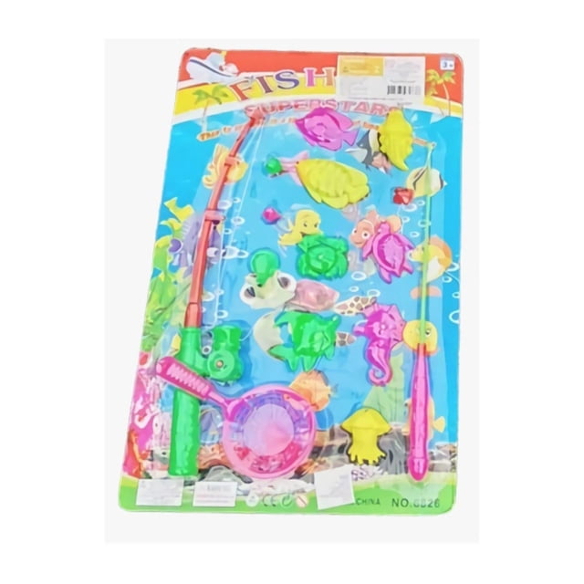 Set de pesca de juguete para piscinas de verano para niños, 11 piezas