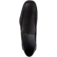thumbnail image 6 of ABSOLUTE FOOTWEAR Mens Easy Slip On Faux Leather Smart Formal School College Work Loafer Shoes - Black - US 7, 6 of 7