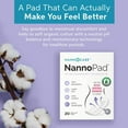 thumbnail image 2 of NannoPad Regular - Certified Organic Cotton- Far Infrared Technology to Reduce Discomfort - No Dyes, Chlorine Bleach or Fragrances - Minimize Odors and Bacteria, 2 of 6