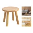 thumbnail image 4 of Taburete para niños prácticos Muebles Asiento Silla Durable Sala de estar al Color madera redonda Zulema Banco pequeño, 4 of 8