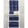 thumbnail image 5 of American Soft Linen Luxury 4 Piece Bath Towel Set, 100% Cotton Turkish Bath Towels for Bathroom, Navy Blue, 5 of 9
