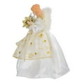thumbnail image 6 of Kurt Adler 10-Light 9-Inch Ivory and Gold Angel Treetop, 6 of 7