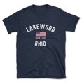 thumbnail image 1 of Lakewood Ohio Patriot Men's Cotton T-Shirt, 1 of 1