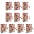 thumbnail image 2 of Gift Box with Bowtie - 10Pcs Book Shape Gifts Package Box Clear Print Paper Wedding Favor Present Package Box for Marriage Proposal Birthday Party Christmas Any Surprise Event, 2 of 8