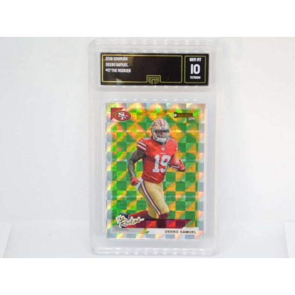 2019 Donruss The Rookies RC #TR-17 Deebo Samuel San Francisco 49ers GMA 10 Serial Number May Vary