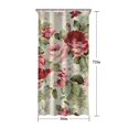 thumbnail image 5 of Pioneer Flower Floral Print Pattern Shower Curtain 36"x72" ,Bathroom Decorative Shower Curtains Set with 12 Hooks,Modern Waterproof Washable Shower Curtain, 5 of 6