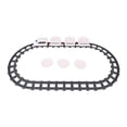 thumbnail image 2 of 1Ensemble 1: 3 Trains Modèle de Voie de Train pour Enfant Ensemble de Train de Nourriture de Chemin de Fer Modèle de Train de Simulation pour, 2 of 8