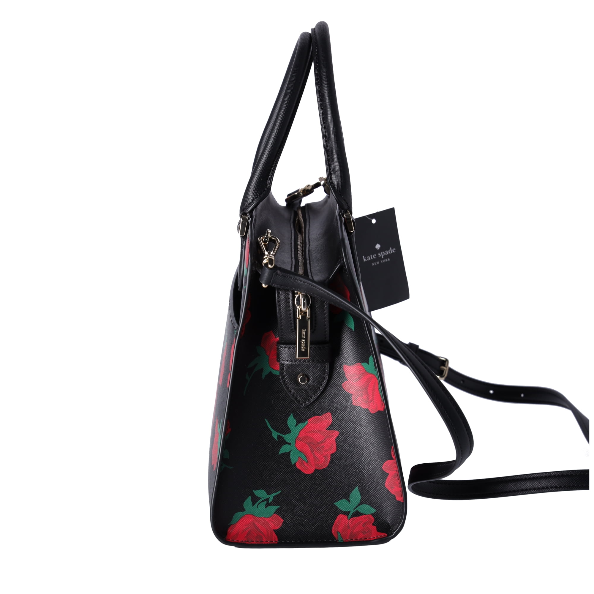 Kate Spade Madison Rose Toss Printed Medium Satchel