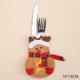 thumbnail image 1 of 1pcs Xmas Cutlery Bags Pocket Santa Faceless Doll Cutlery Holder bag Christmas Decorations home Kitchen Tableware accessories, 1 of 5