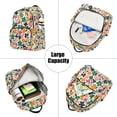 thumbnail image 5 of FORMRS Mini Backpack Purse for Women Travel Daypack Casual Shoulder Bag, Floral Blooms, 5 of 7
