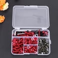 thumbnail image 6 of Jiandong Motorcycle Fairing Bolt 177pcs Motorcycle Fairing Body Bolts Clips Screws Nuts Red(5.51X3.94X1.26Inch), 6 of 10