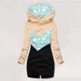 thumbnail image 2 of Sudadera de moda para mujer Sudadera con capucha y estampado floral de Navidad Sudadera con capucha delgada Pompotops gfhjh13173, 2 of 5