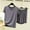 01 Dark Gray, variant on Silk Pajamas for Women Soft Classic Notch Collar Bride Pjs Comfy Short Sleeve Sleepwear Loungewear